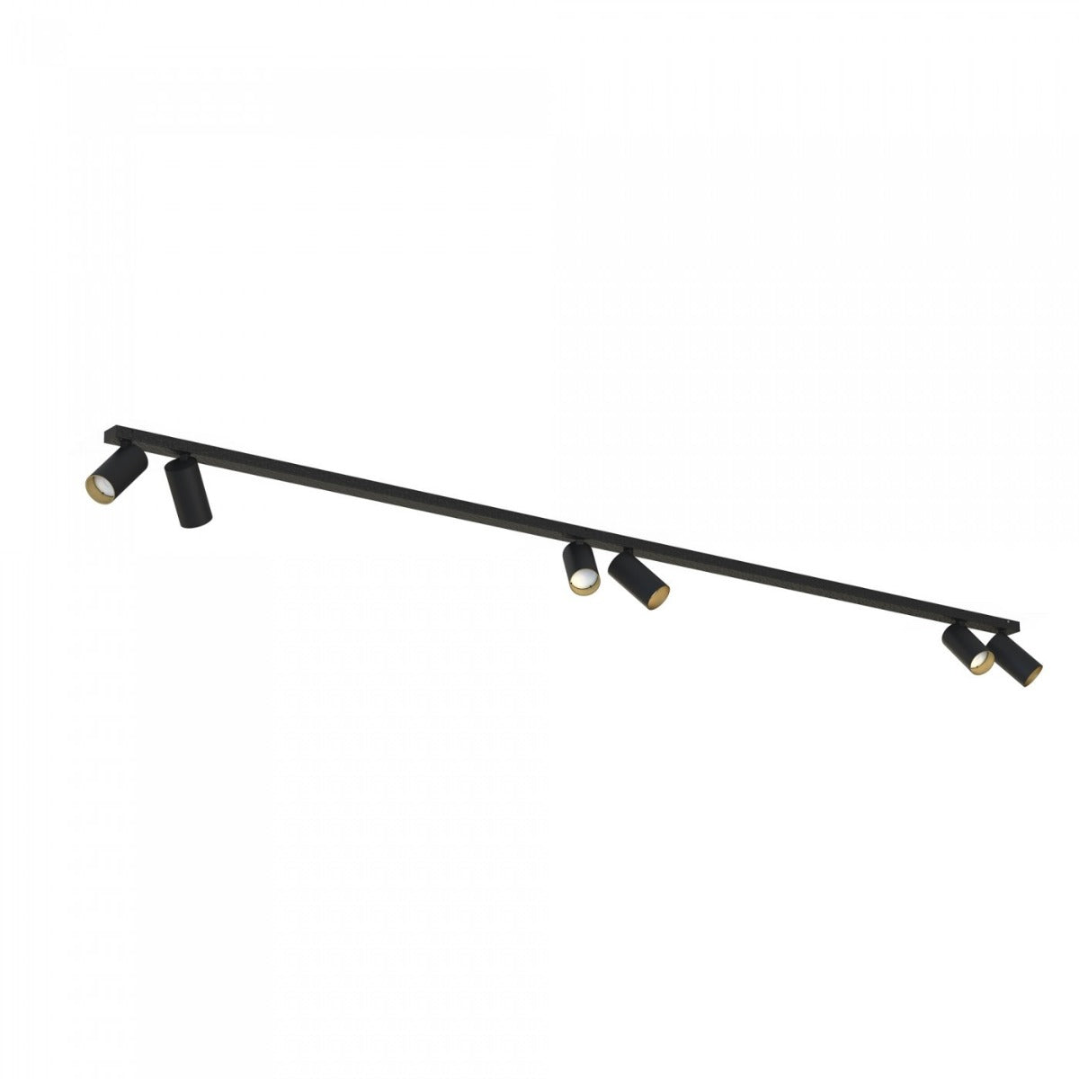 Plafoniera MONOS 6L NEGRU/GOLD - P