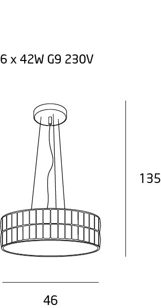 Lampa suspendata MONTE