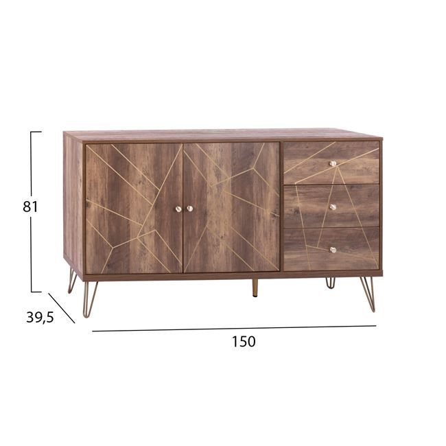 Comoda KATE 150 x 39,5 x 81 CM - PROMO STOC