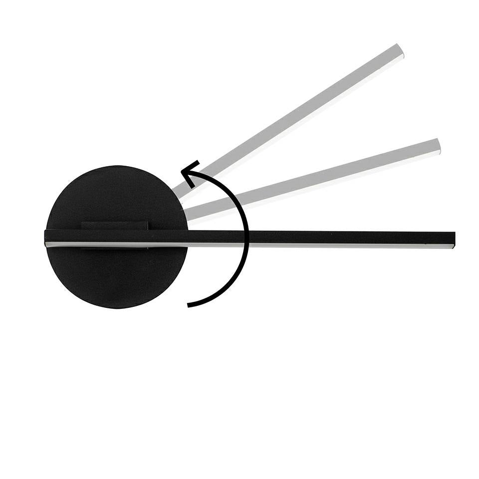 Aplica de perete GRETA BLACK