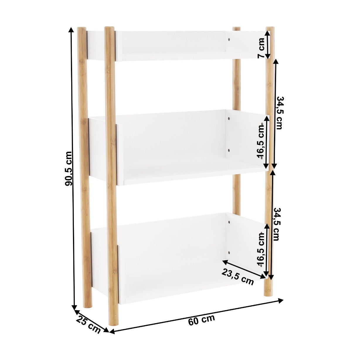 Etajera NAOKO R3 H90 CM