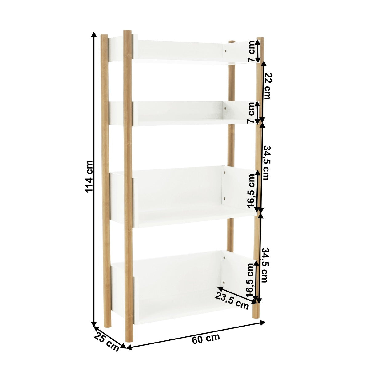 Etajera NAOKO R4 H114 CM