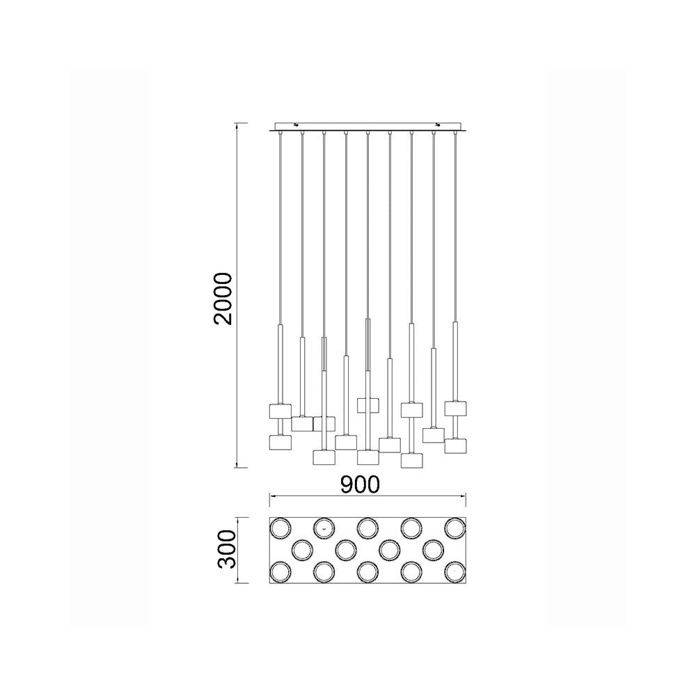 Lampa suspendata NASKOV MULTI