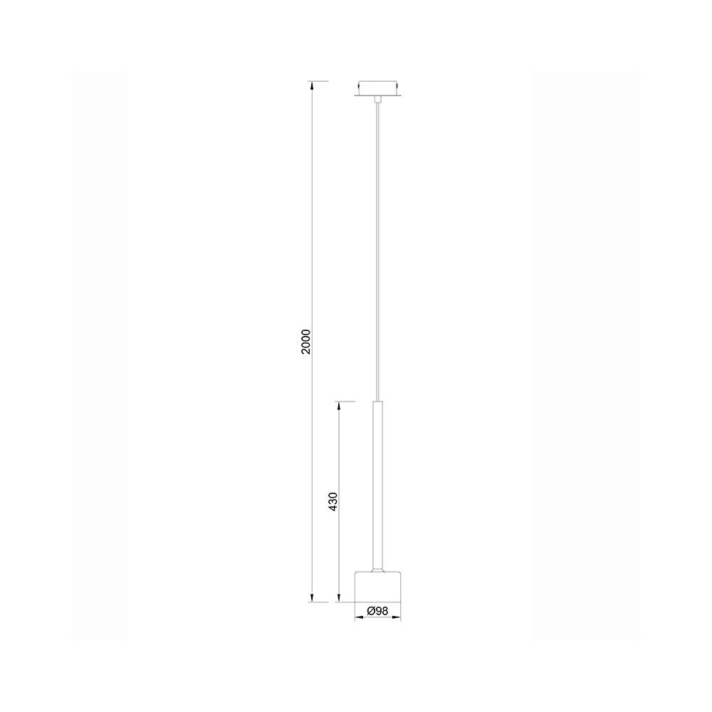 Lampa suspendata NASKOV ONE