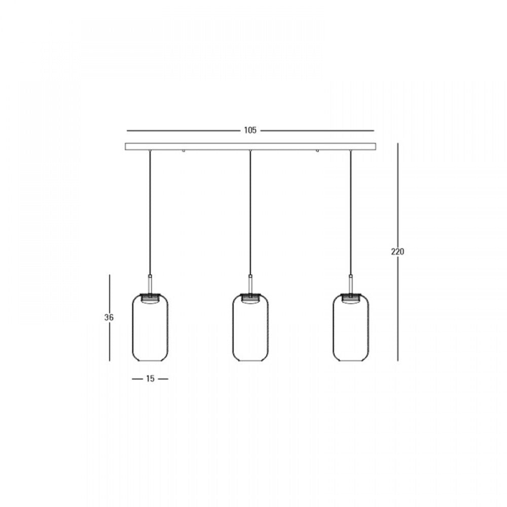 Lampa suspendata NAVALO LINIAR