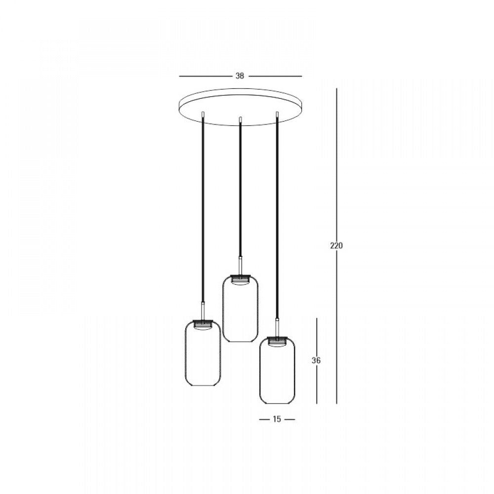 Lampa suspendata NAVALO ROUND