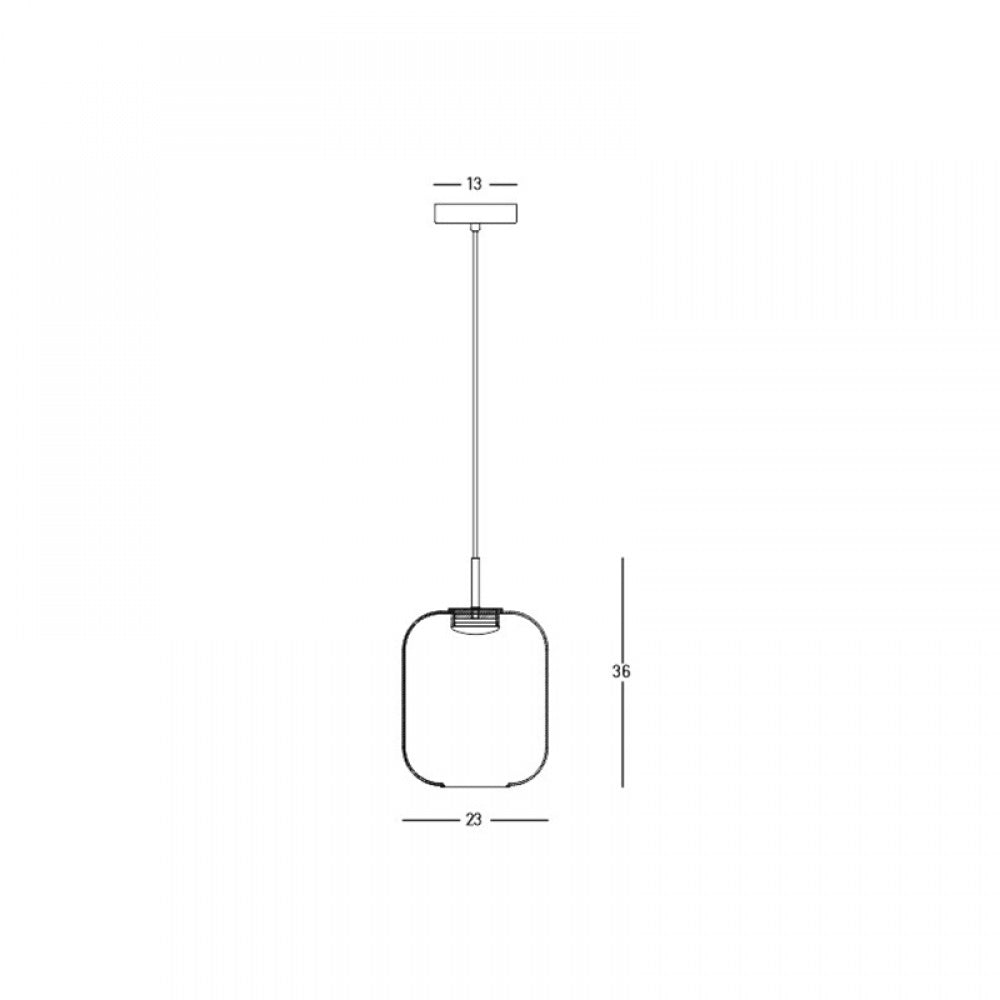 Lampa suspendata NAVALO Ø23 CM