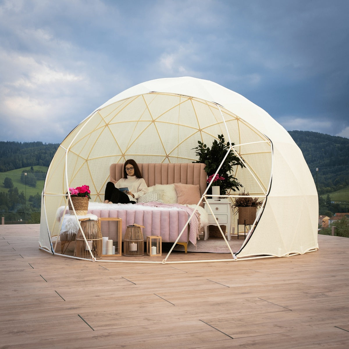 Pat NAVYSA PINK/GOLD 140/160/180 x 200 CM