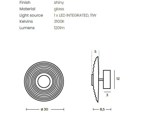 Aplica de perete NAZAR