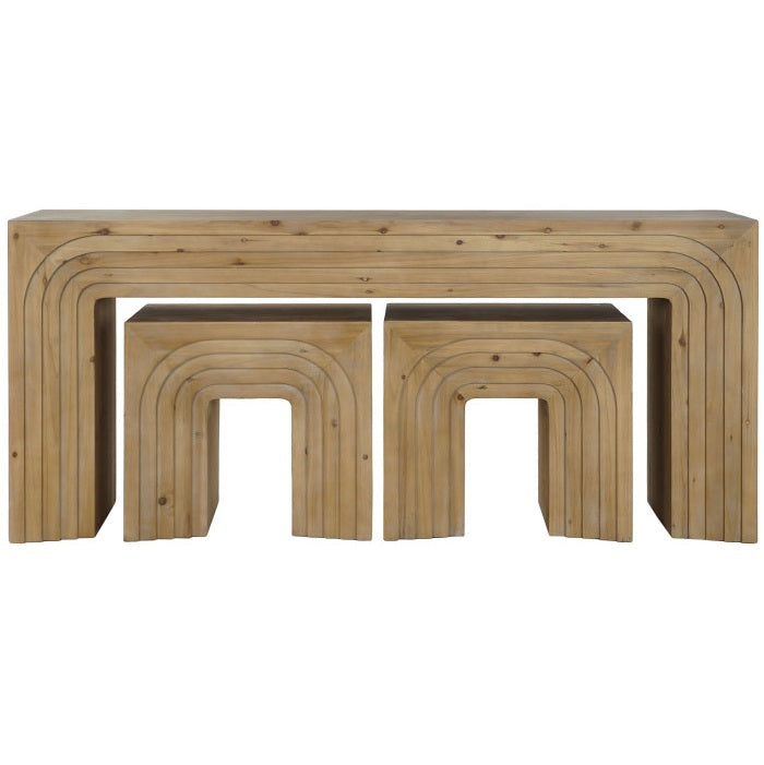 Set consola si 2 masute NIANA 180 x 40 x 80 CM