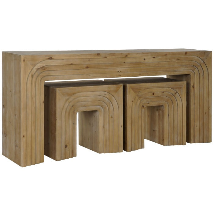 Set consola si 2 masute NIANA 180 x 40 x 80 CM