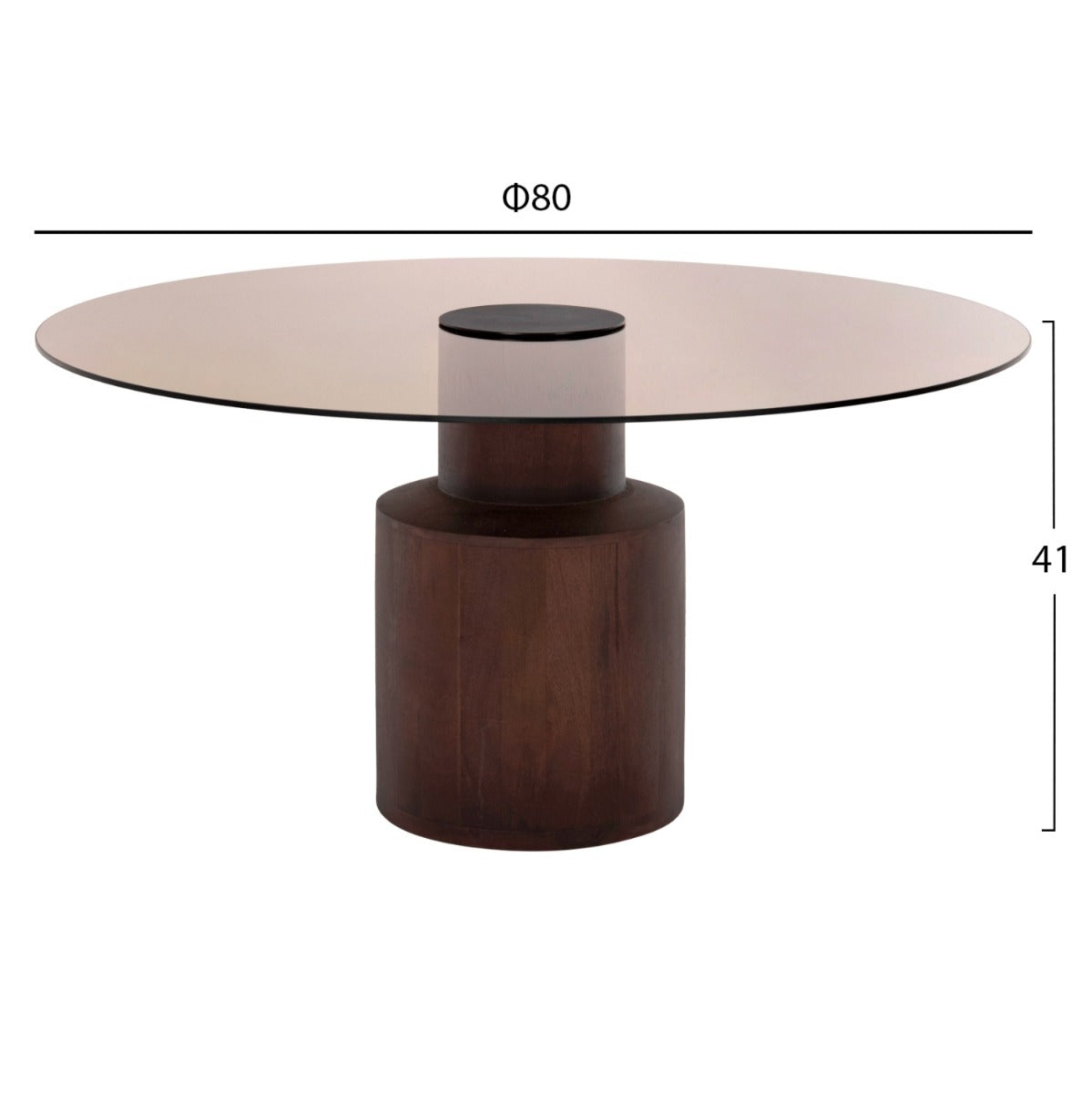 Masuta de cafea NIVUE Ø80 x 41 CM