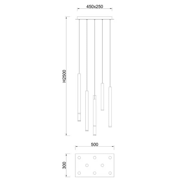 Lampa suspendata NOLIS 50 CM