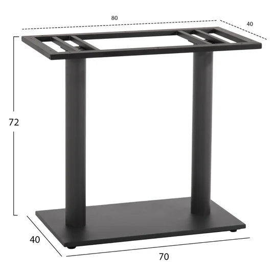 Picior masa DOBO pentru blat 120x70cm / 120x80cm