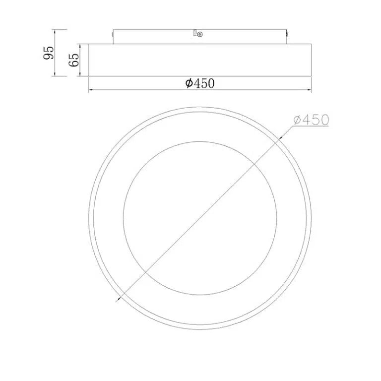 Plafoniera NORIEL GOLD