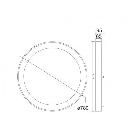 Plafoniera NORIEL GOLD