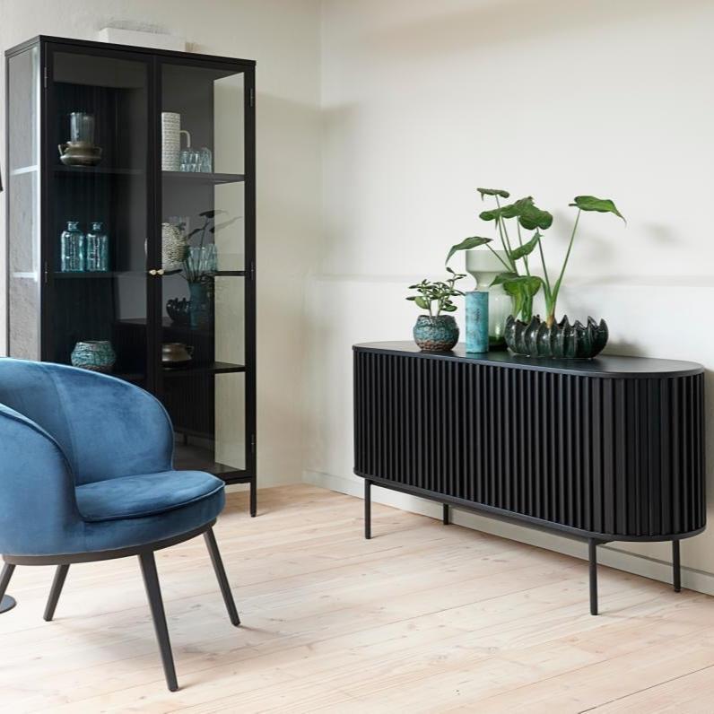 Comoda NUBA BLACK 160 x 45 x 73 CM