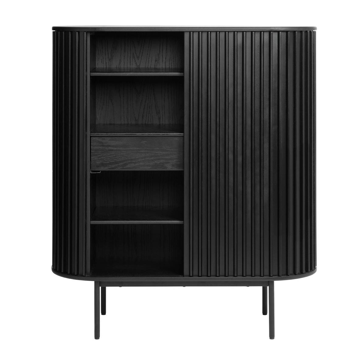 Cabinet NUBA BLACK 110 x 45 x 125 CM