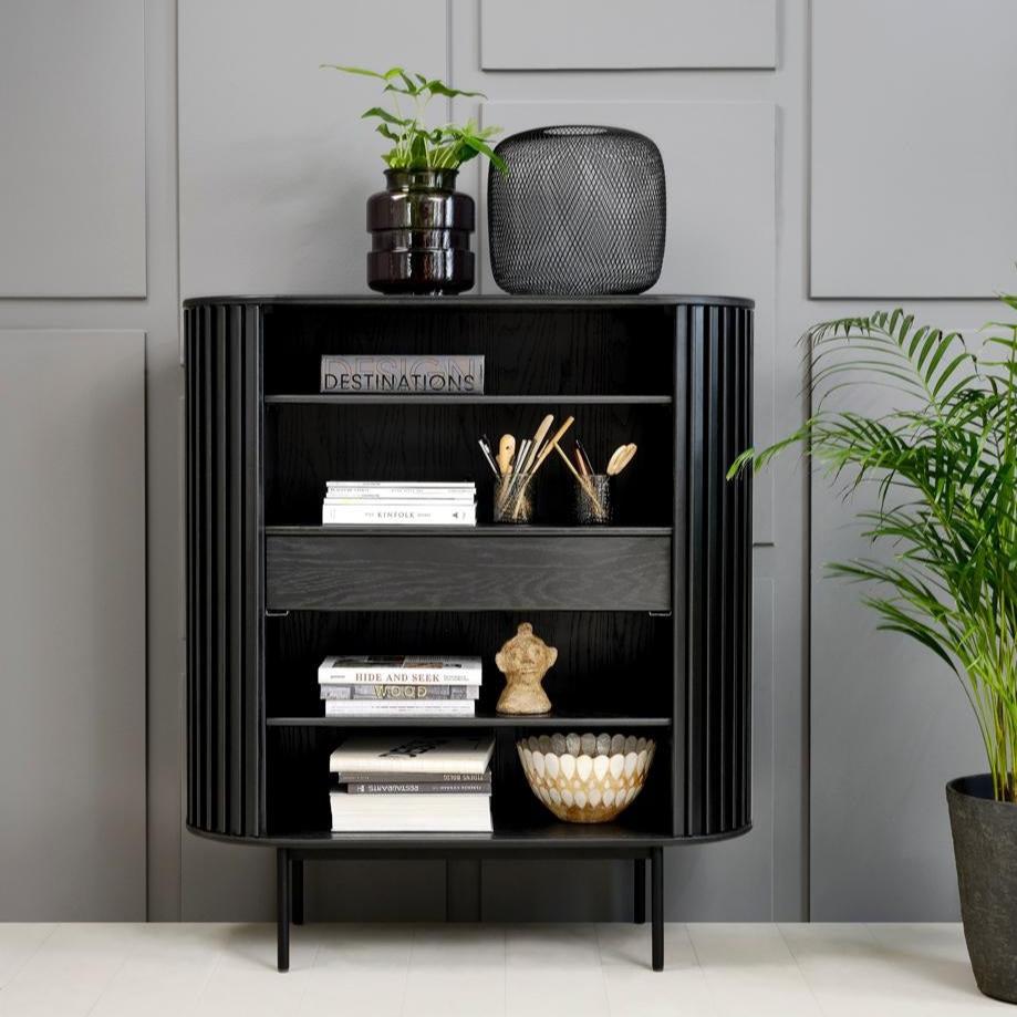 Cabinet NUBA BLACK 110 x 45 x 125 CM