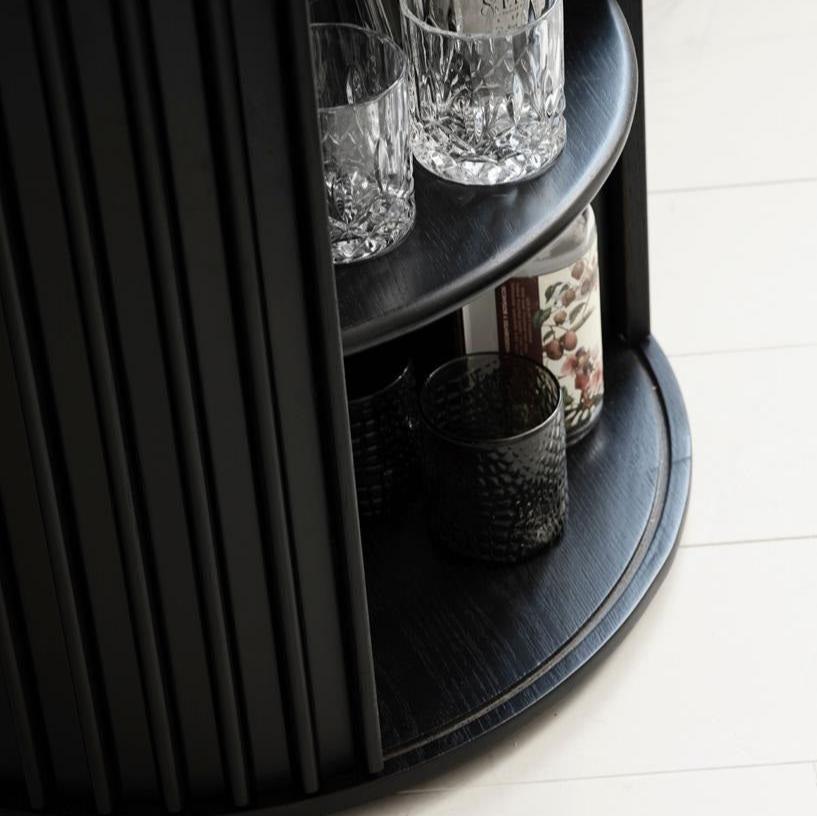 Masuta de cafea NUBA BLACK Ø60 x 60 CM