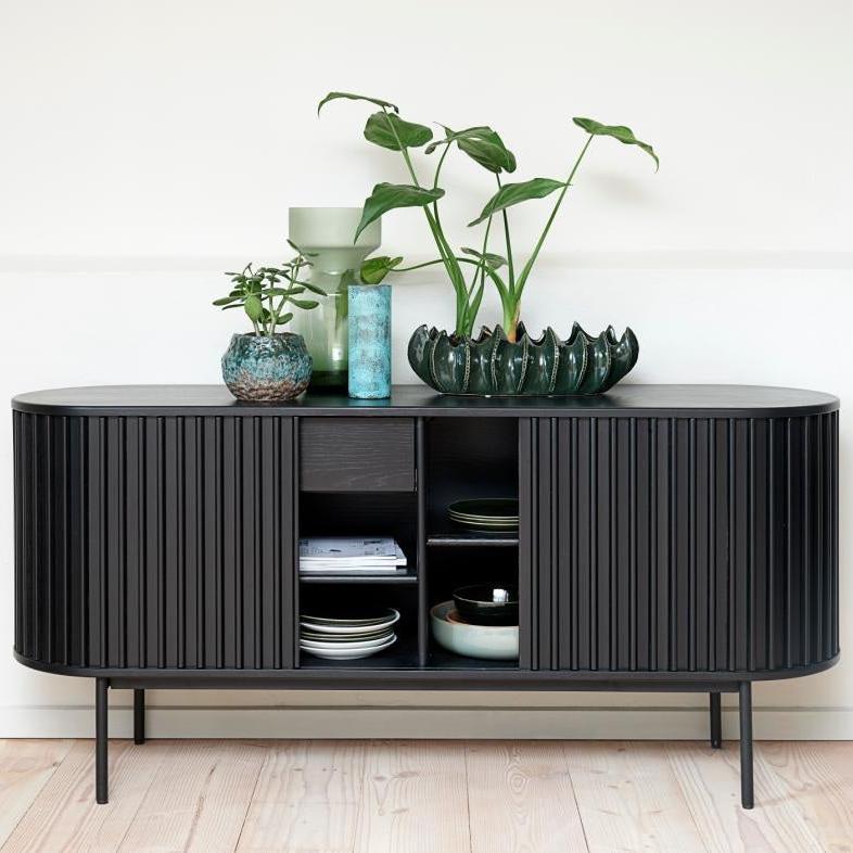 Comoda NUBA BLACK 160 x 45 x 73 CM