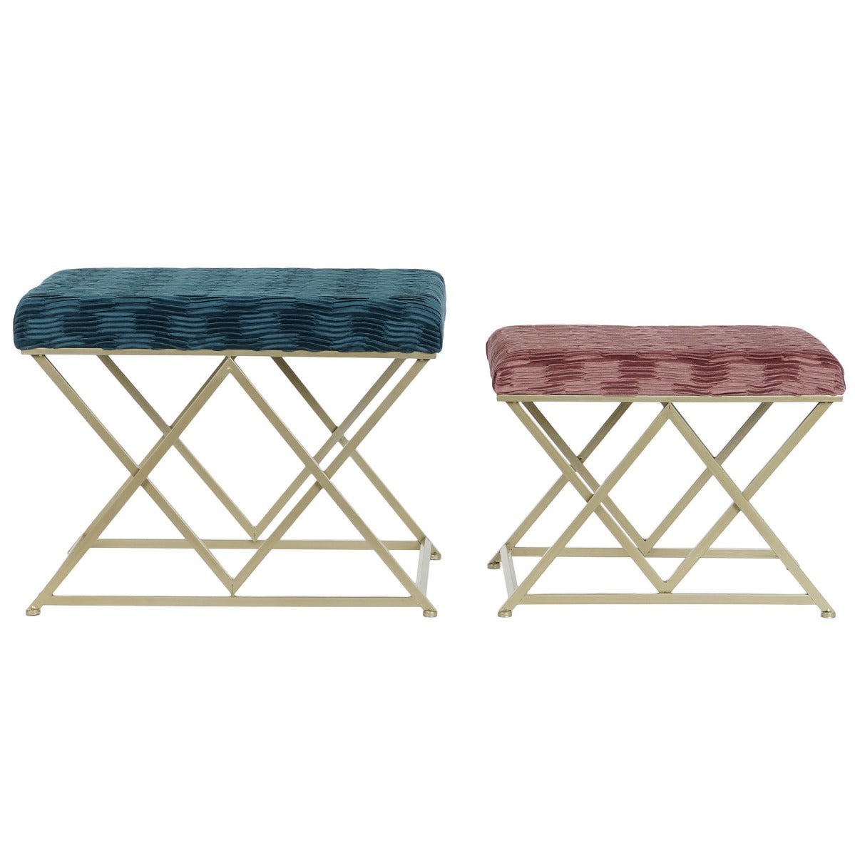 Set 2 taburete OREGAN 62x42/51x35 CM