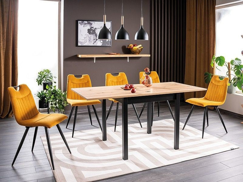 Masa extensibila OVENS WOOD 80(160) x 80CM-Negru