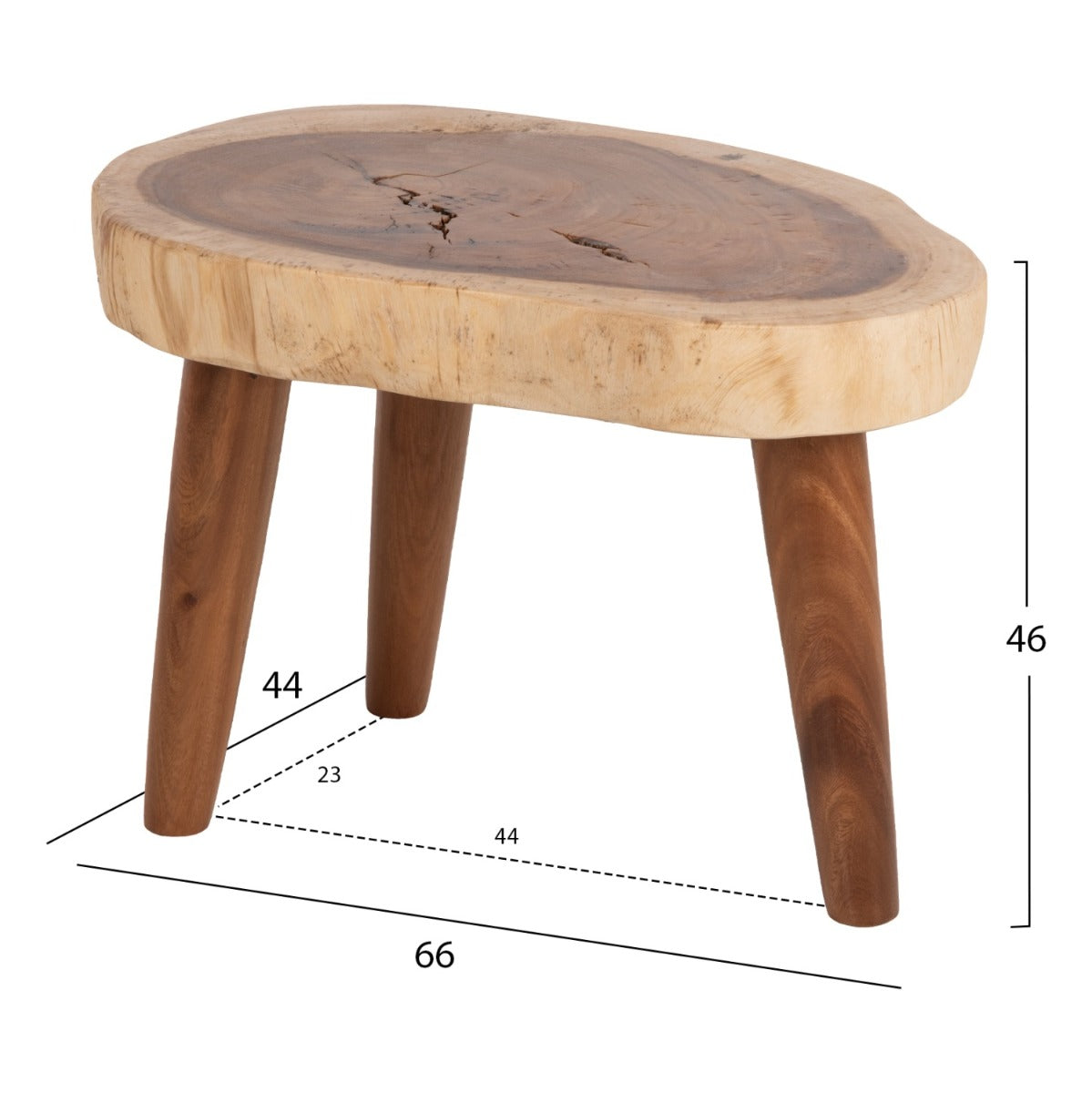 Masuta de cafea OVISK 66 x 44 x 46 CM