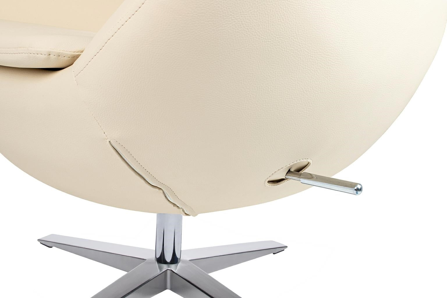 Fotoliu OVO CROM - PU BEIGE