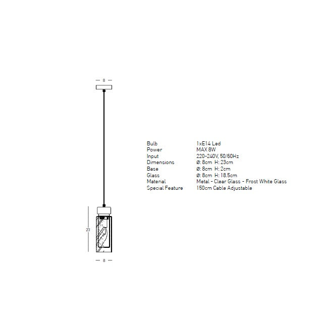 Lampa suspendata PALMERS