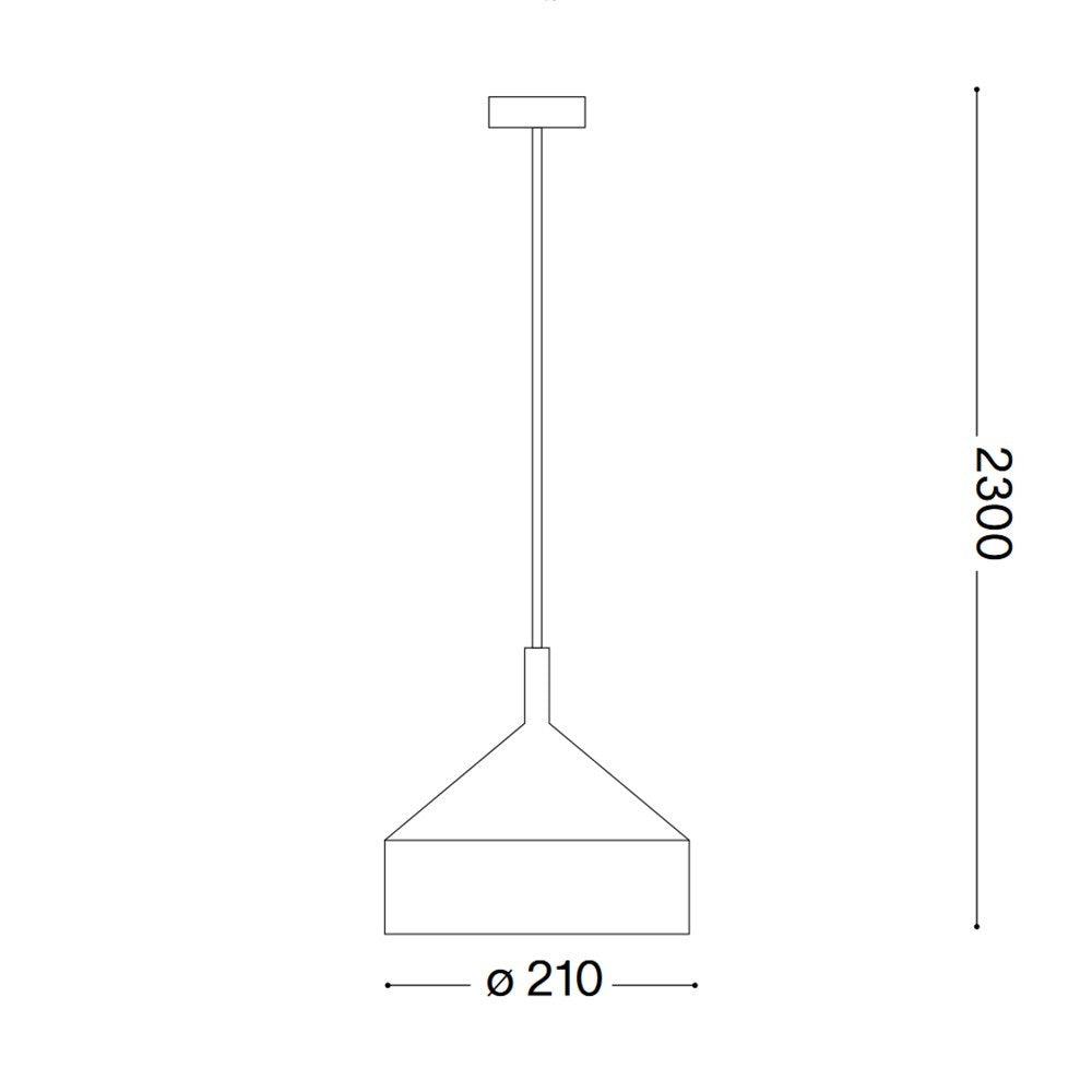 Lampa suspendata PALMIRO Ø 21 CM
