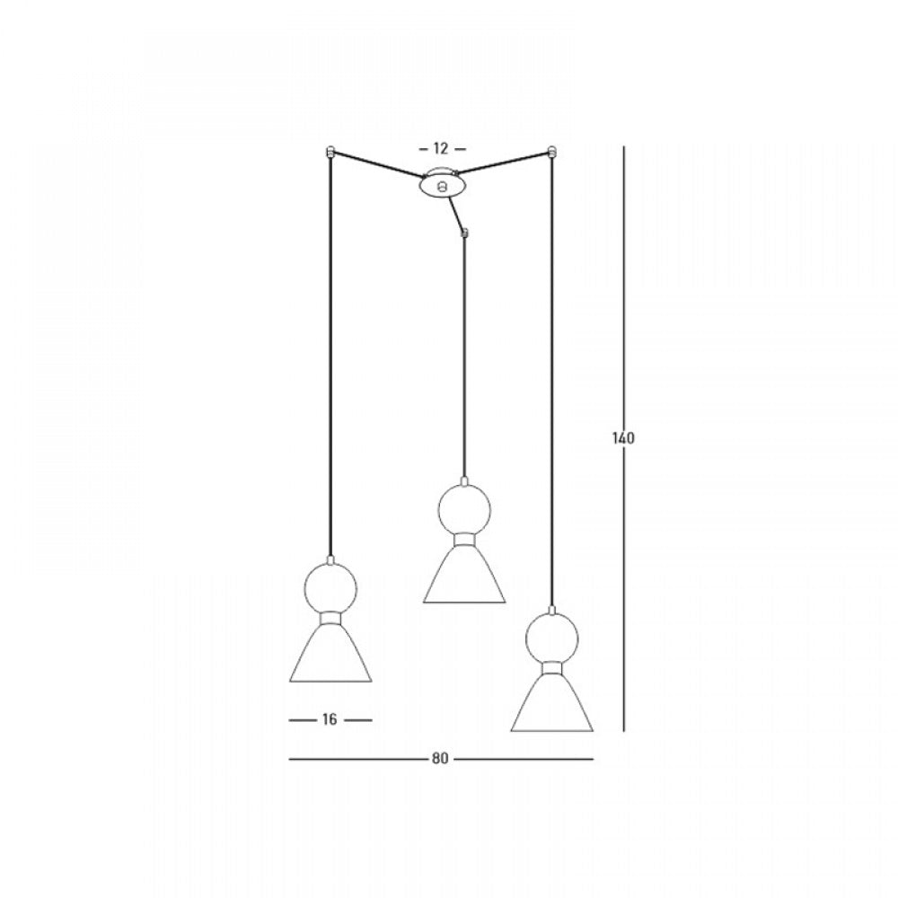 Lampa suspendata PAVALO