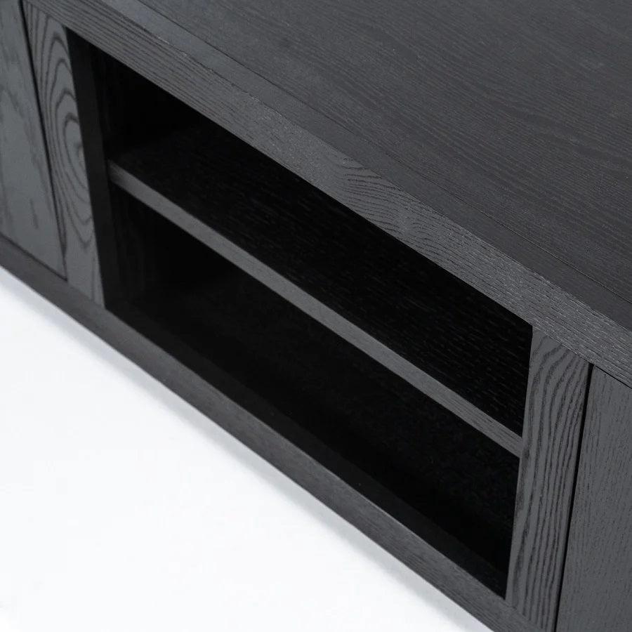 Comoda TV PAWLES BLACK 160 x 42 x 45 CM