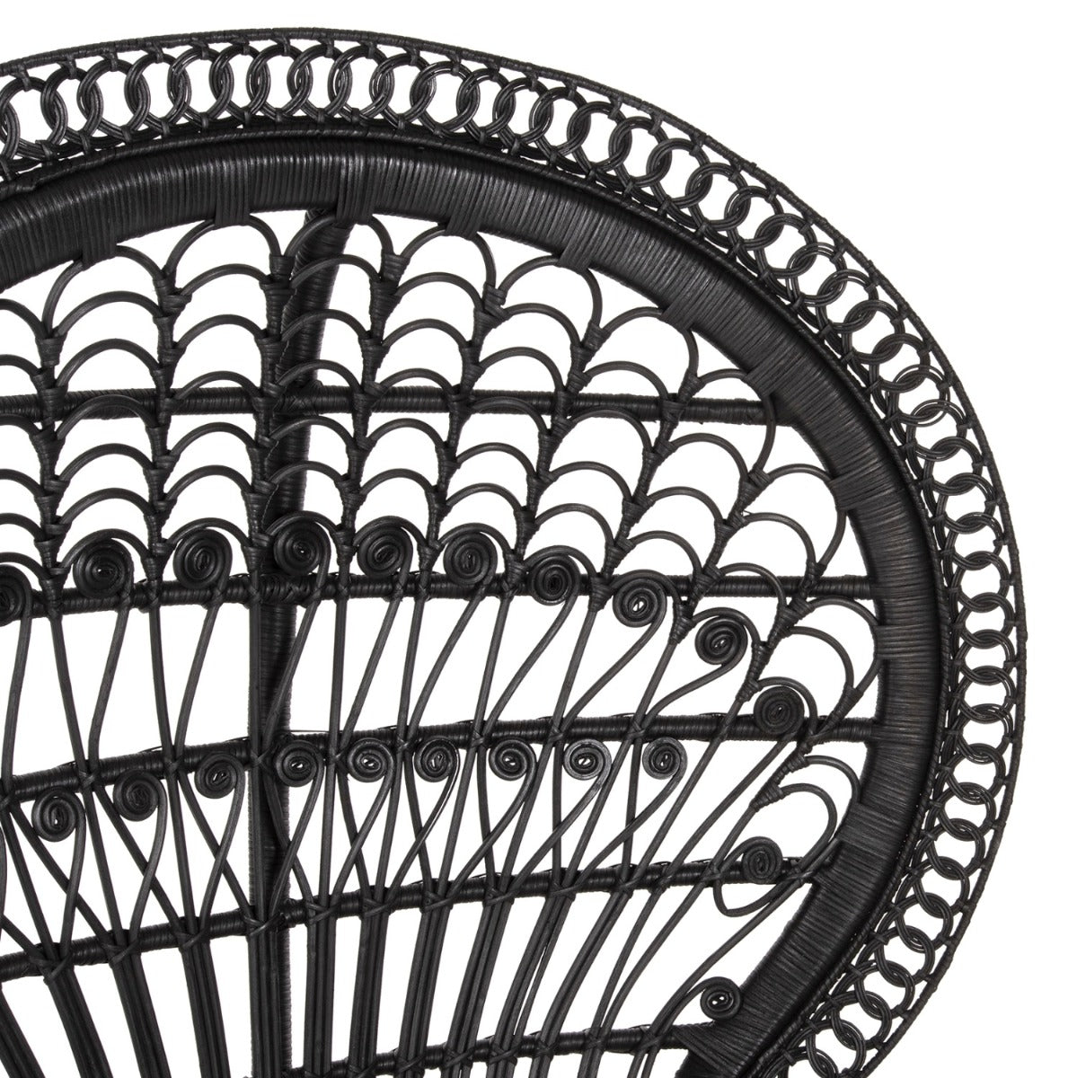 Fotoliu PEACOCK ROYAL BLACK