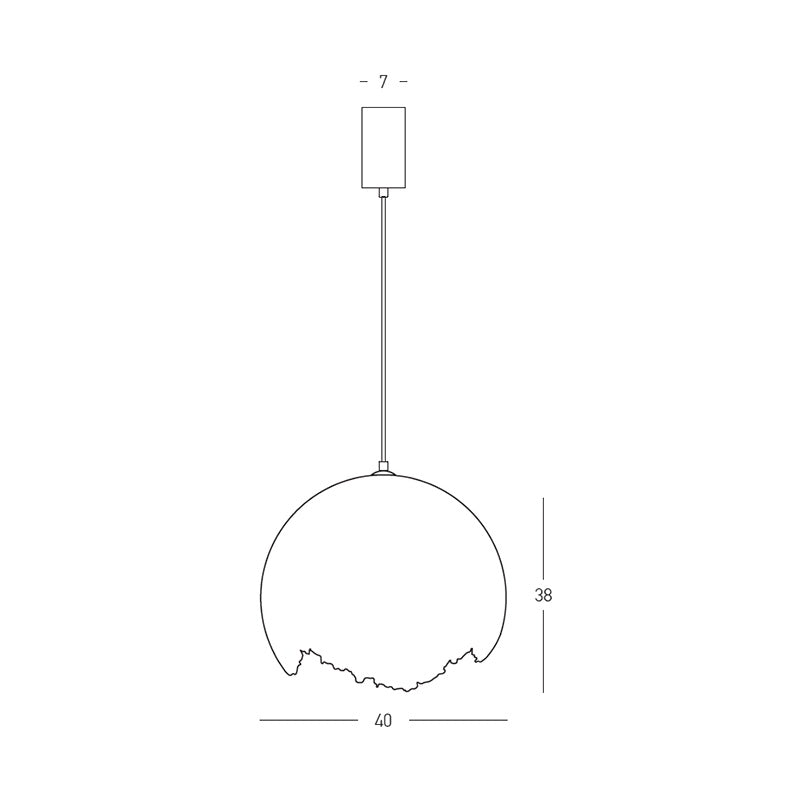 Lampa suspendata ZENVARO