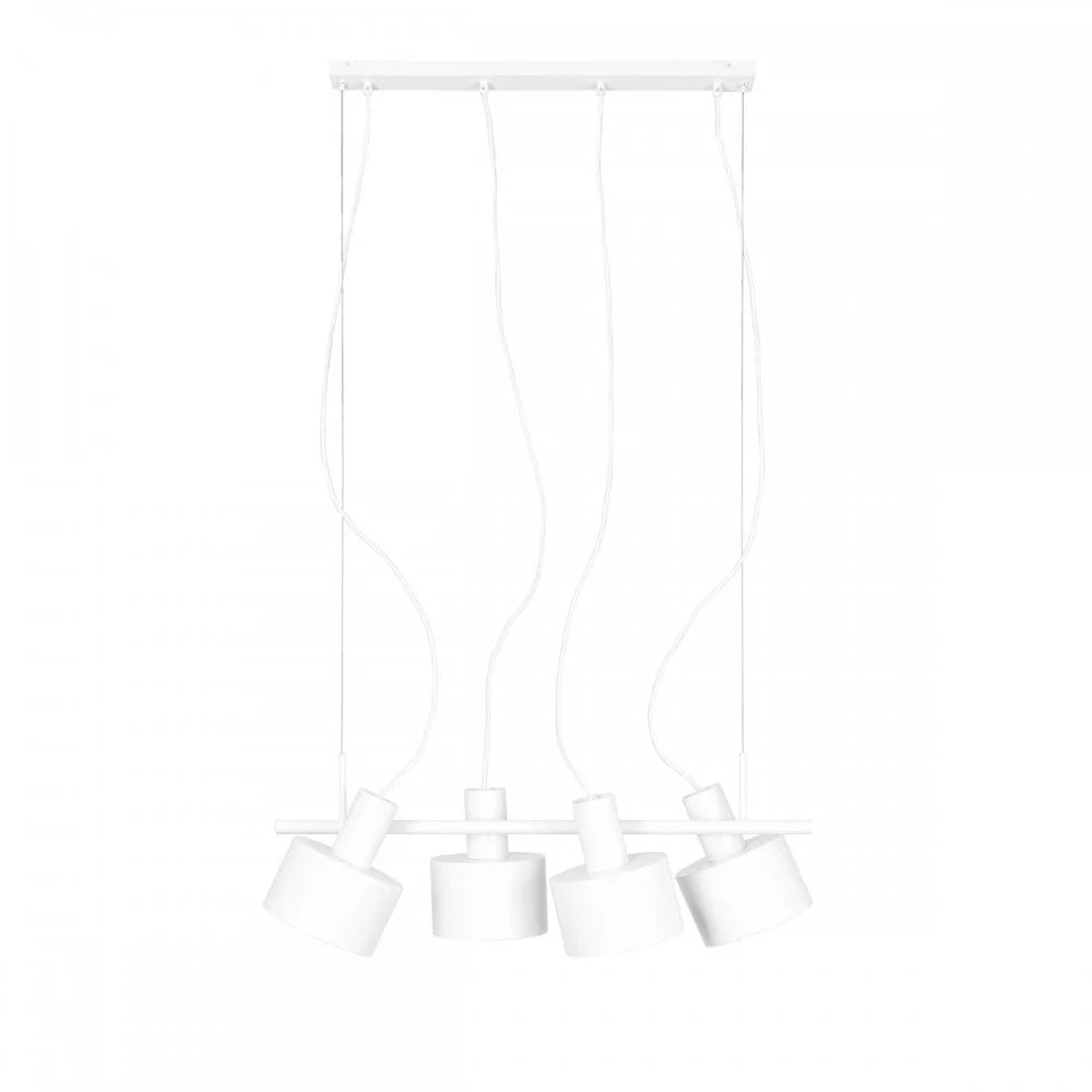 Lampă suspendată ELVIK 4 — Alb