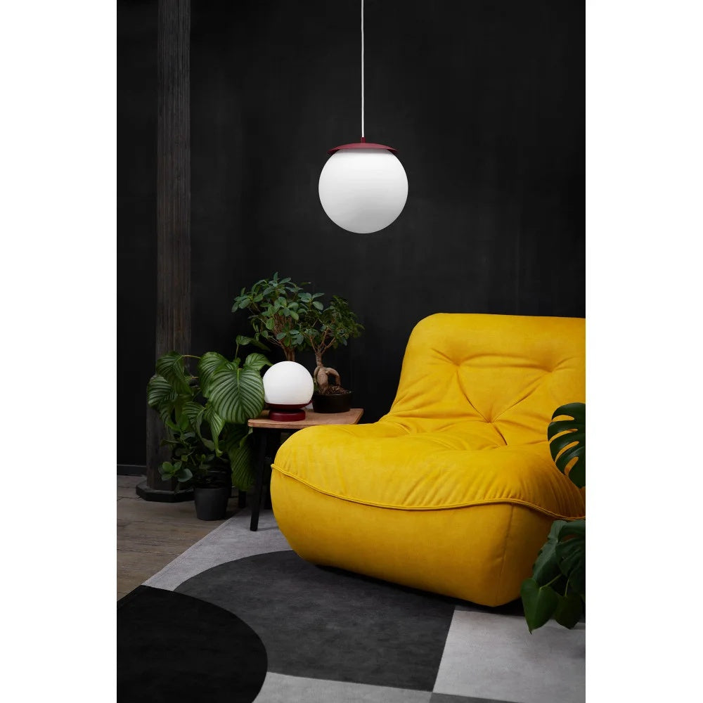 Lampă suspendată NORVIK E — Bordo