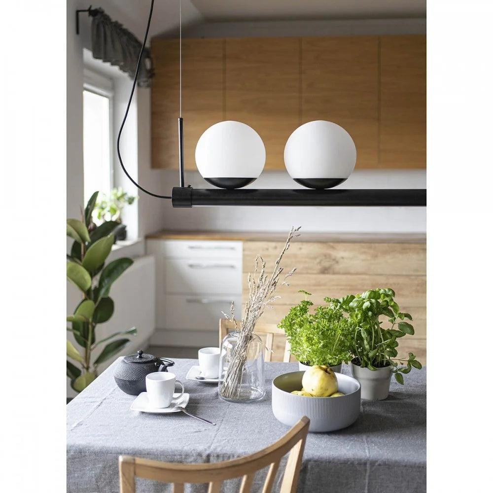 Lampă suspendată LINVOR — Negru