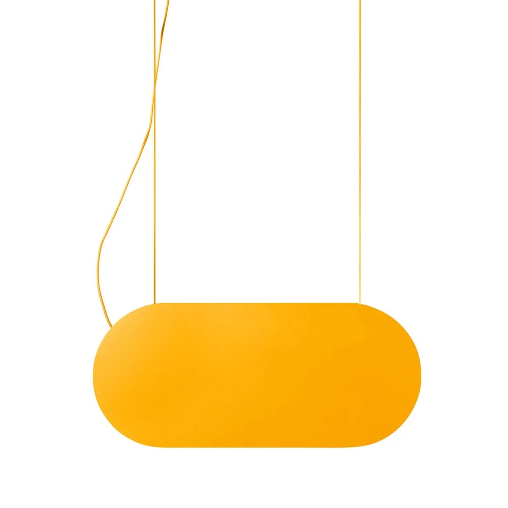 Lampă suspendată MALVIK A — Galben pepene