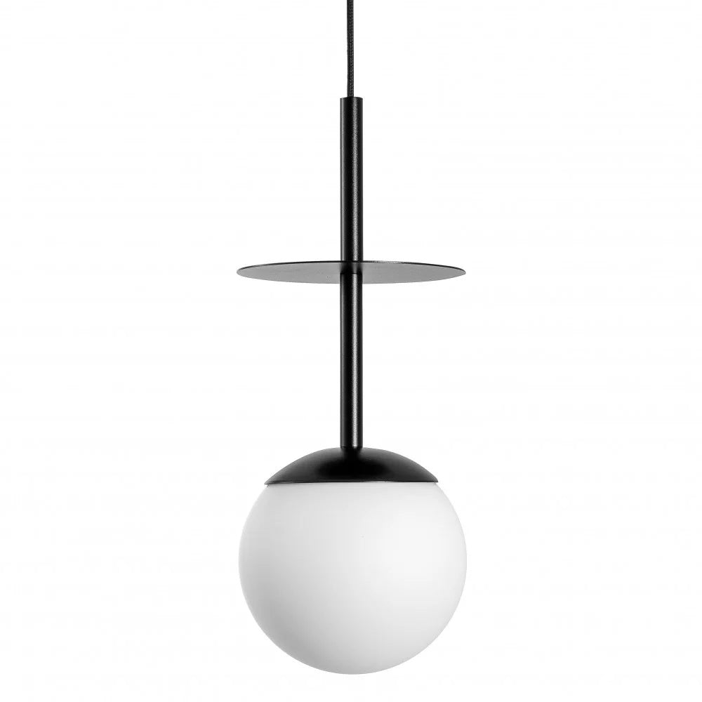 Lampă suspendată SOLVRA A — Negru