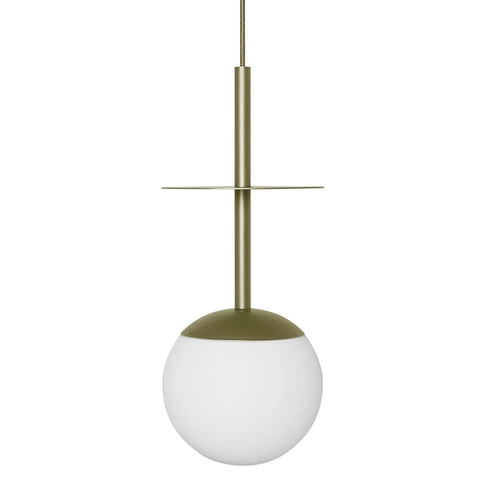 Lampă suspendată SOLVRA A — Verde