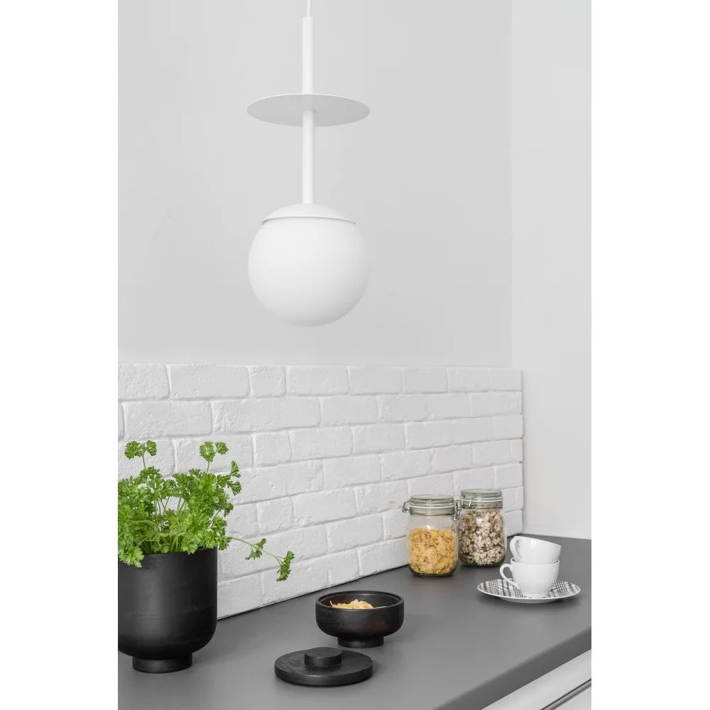 Lampă suspendată SOLVRA A — Alb