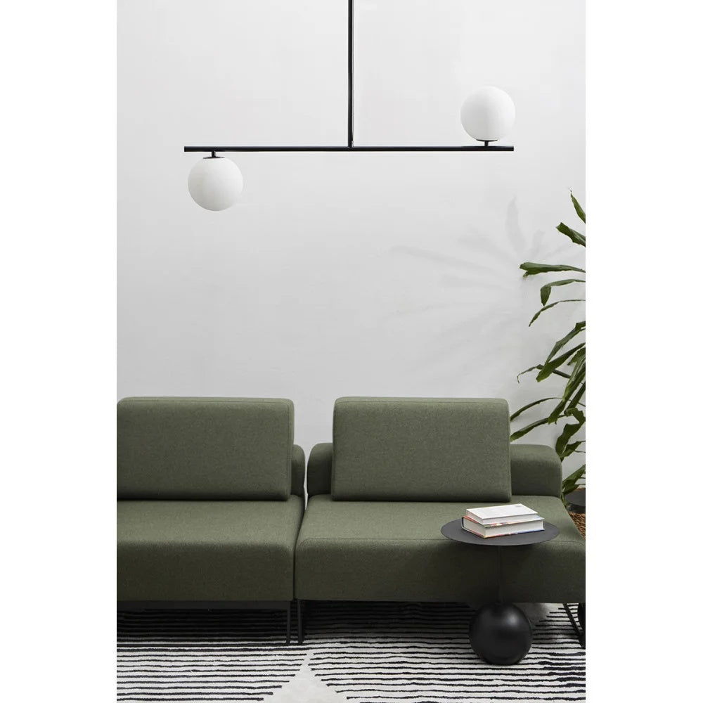 Lampă suspendată SYLVEN C L — Negru