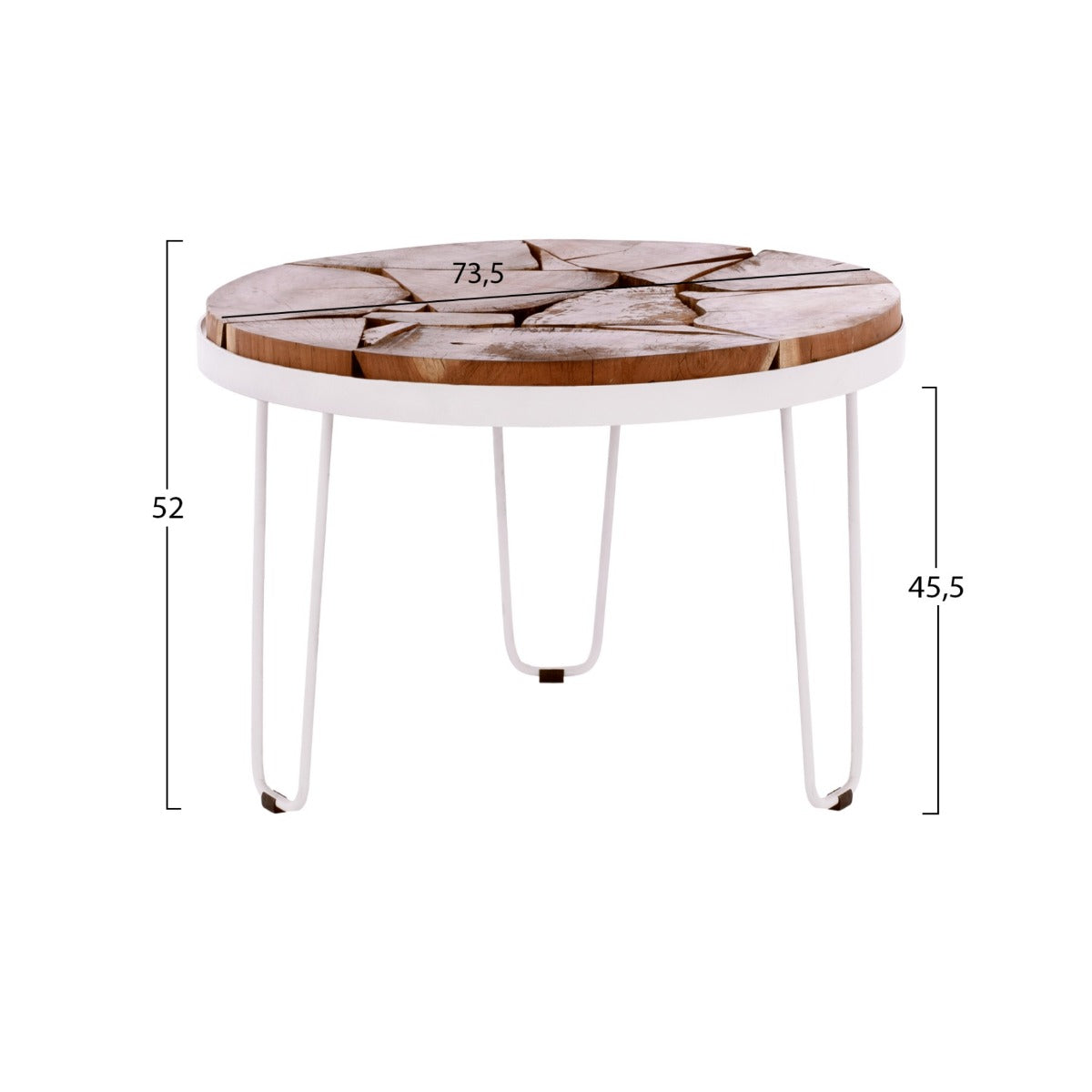 Masuta de cafea PEPINA Ø73.5 x 52 CM