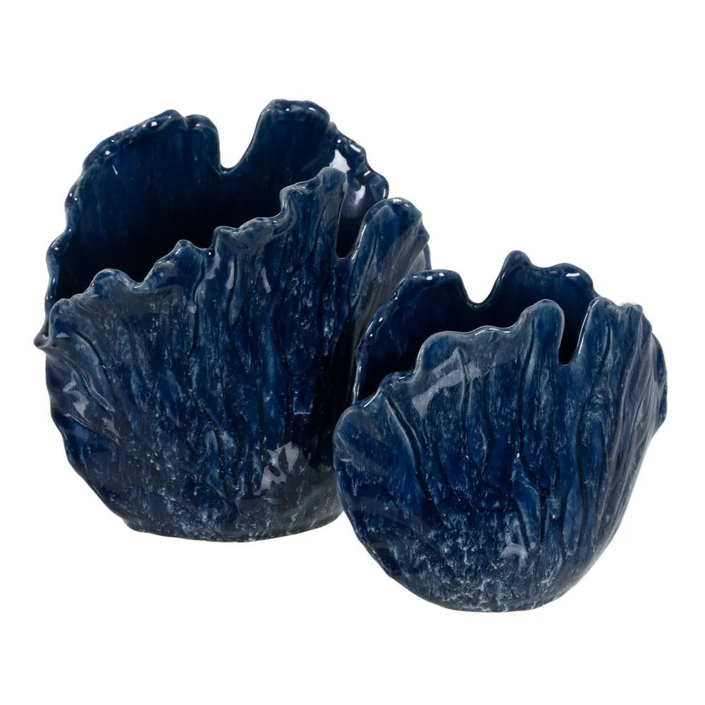 Vaza PERNIL BLUE CERAMIC H21 CM