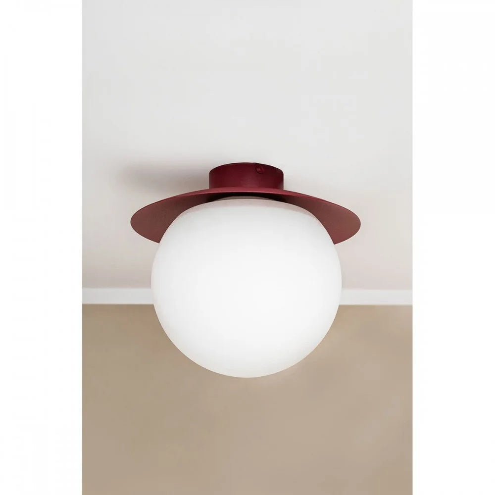 Plafonieră NORVIK C IP44 — Bordo