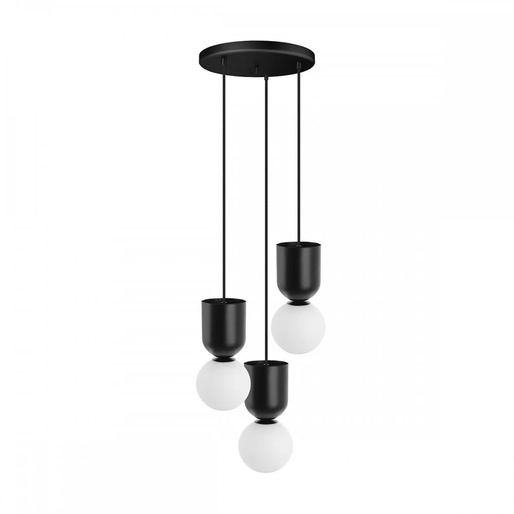 Plafonieră LUNVIK 3P — Negru