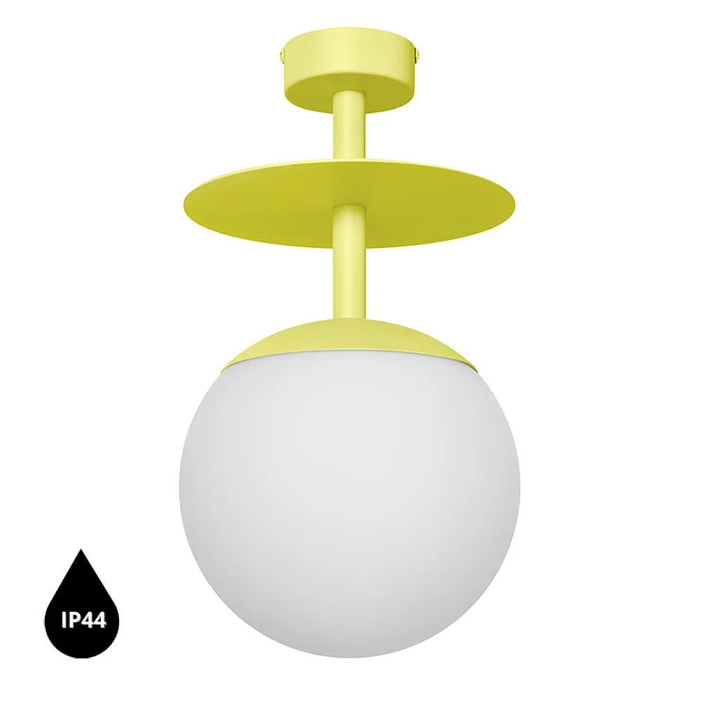 Plafonieră SOLVRA B IP44 — Galben