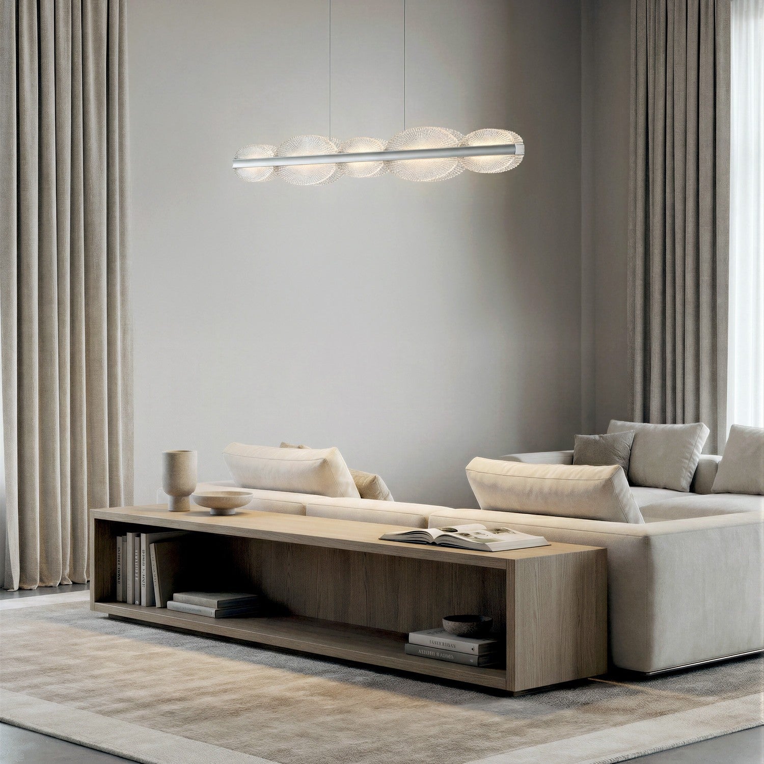 Lampa suspendata TELVAR CHAMPAGNE