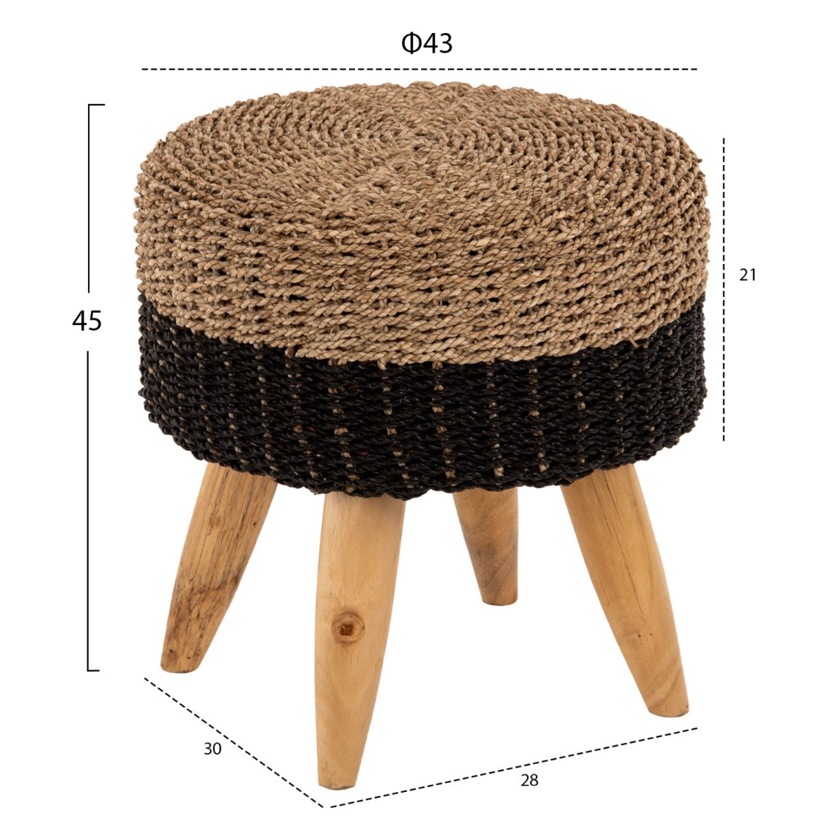 Taburet PRENTIS Ø43 CM